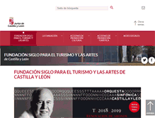 Tablet Screenshot of fundacionsiglo.es